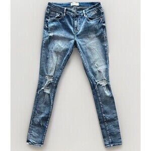 Buckle BKE Jeans Womens 29x33 Payton Skinny Light Wash Mid Rise Distressed